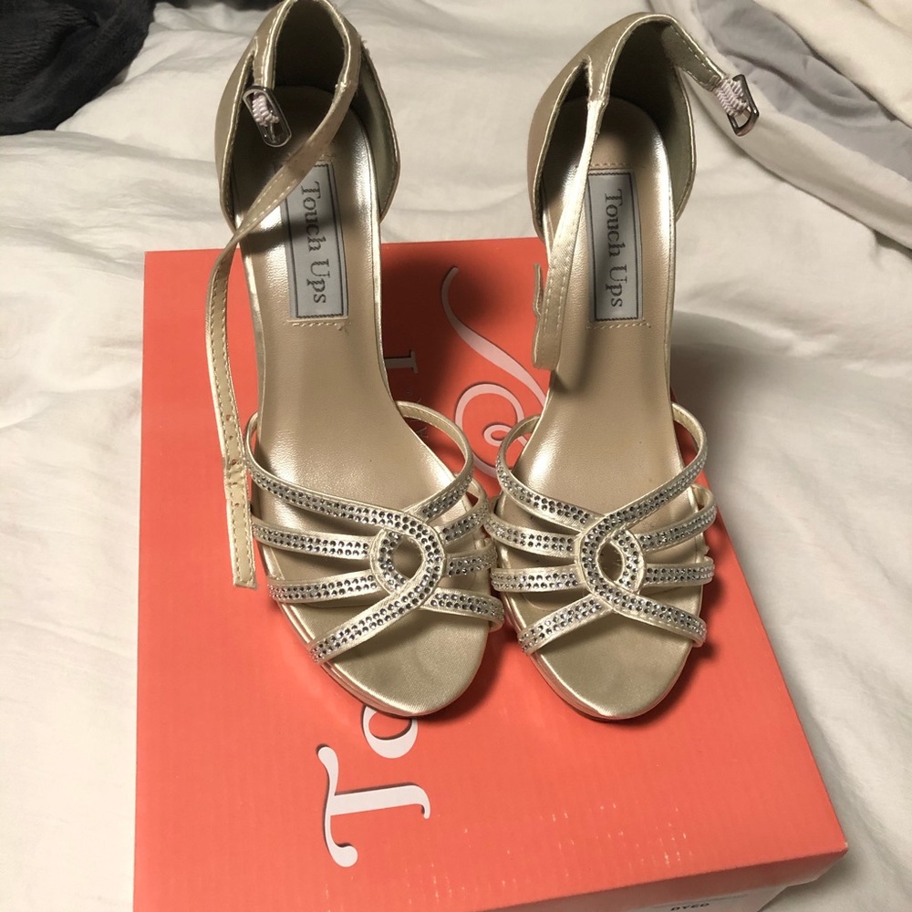 Touch Ups Vaille Bridal Heel - Ivory